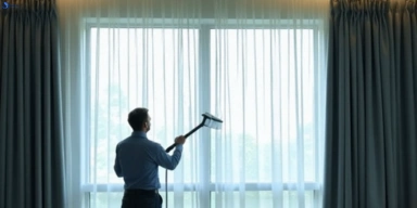 Commercial curtain stain removal service mount-gravatt hotels offices restaurants