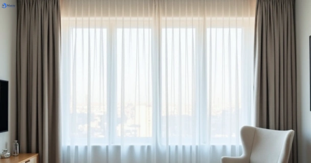 Freshly steam cleaned curtains in mount-gravatt QLD